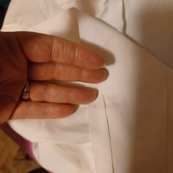 Jennifer Blair Cream Blouse With Beautiful Embroidery - Size 6 - Picture 9 of 10